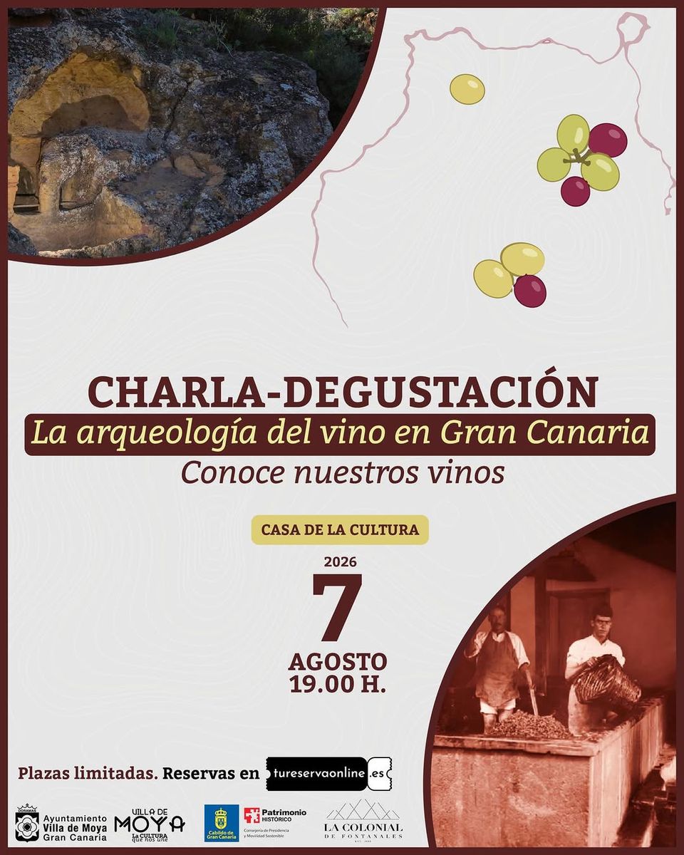 Charla-degustación Arqueología del vino en Gran Canaria