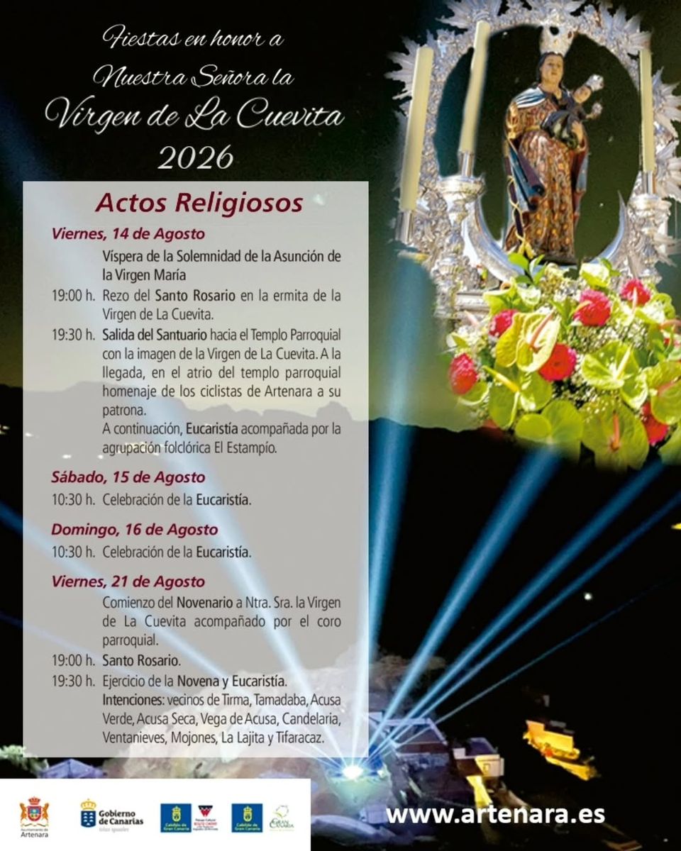 Start of the Novena to the Virgin of La Cuevita