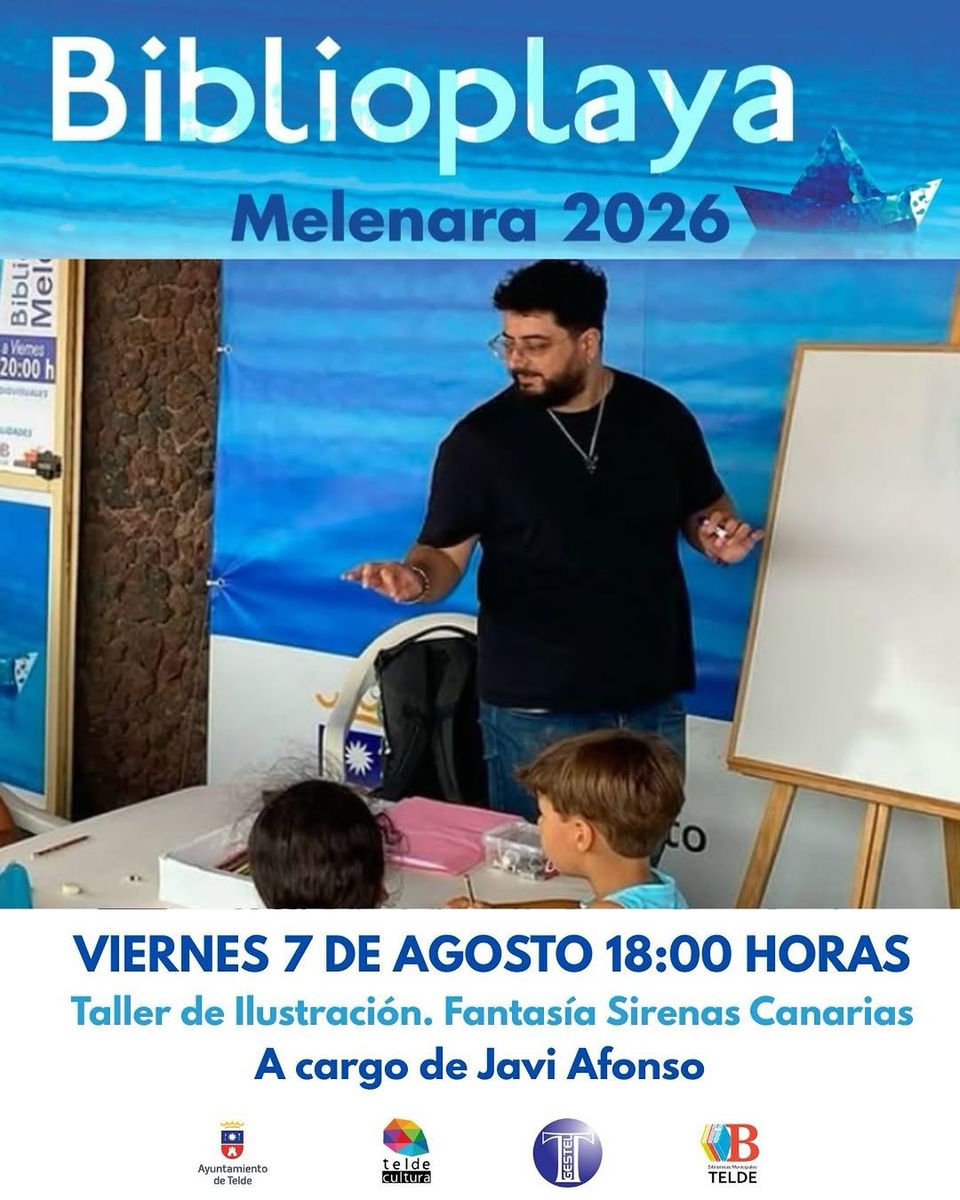Taller de ilustración Fantasía Sirenas Canarias