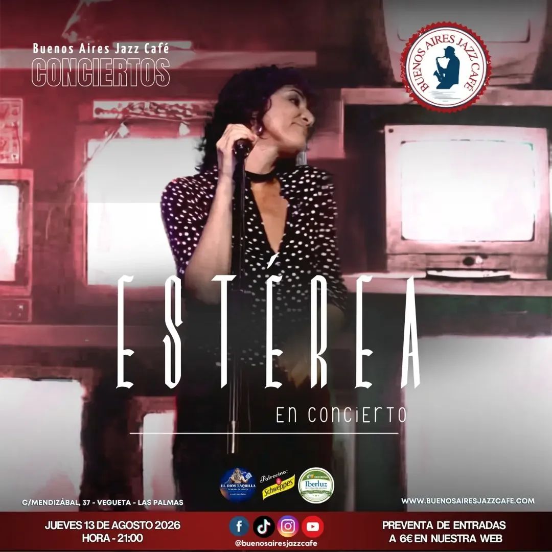 Concierto acústico de Estérea en Buenos Aires Jazz Café
