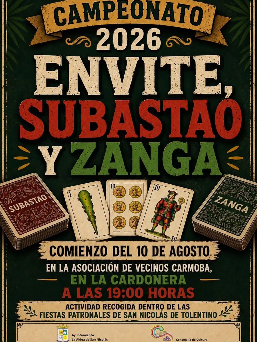 Envite, Subastao and Zanga Championship 2026