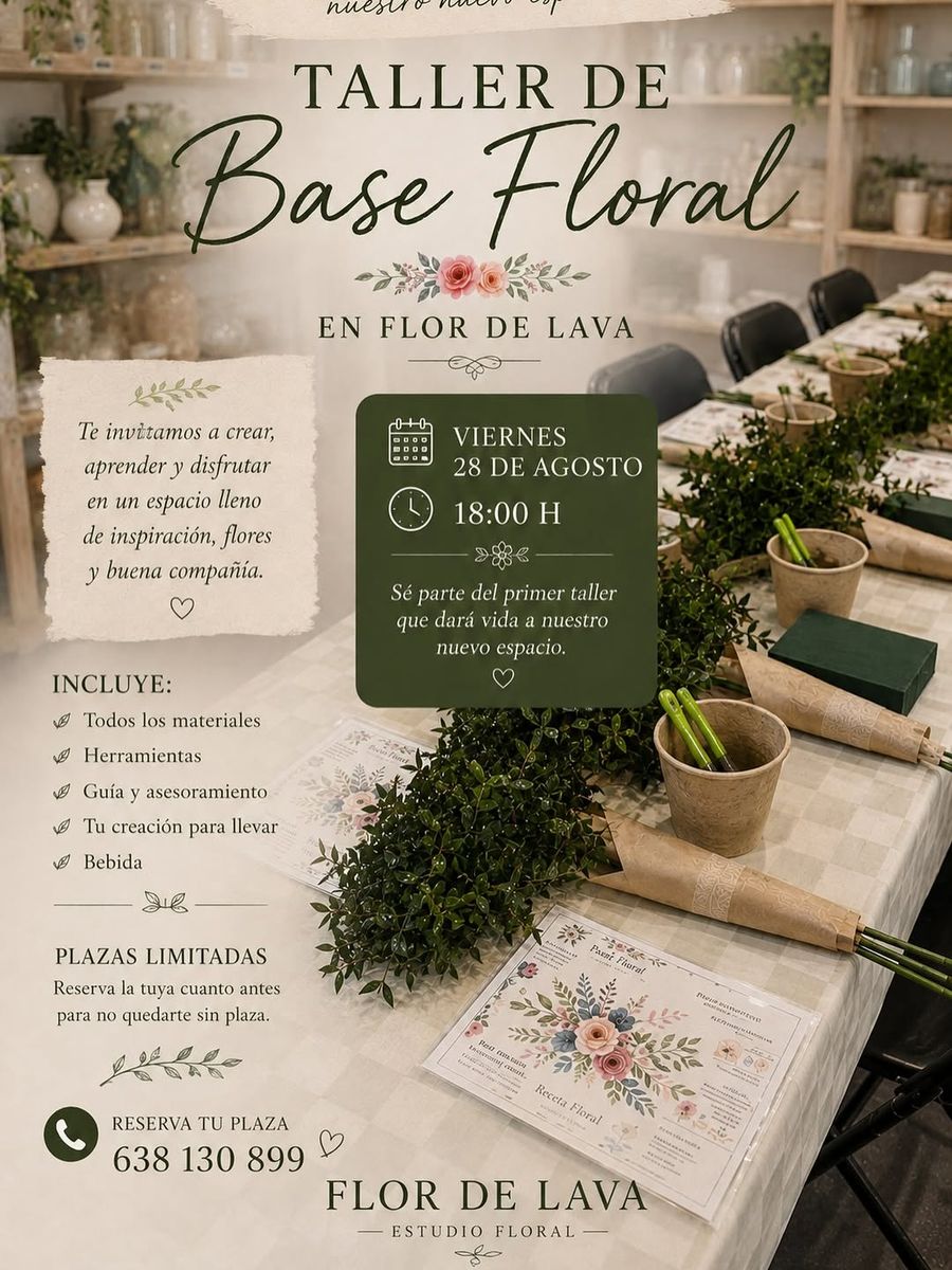 Preserved Flower Base Workshop