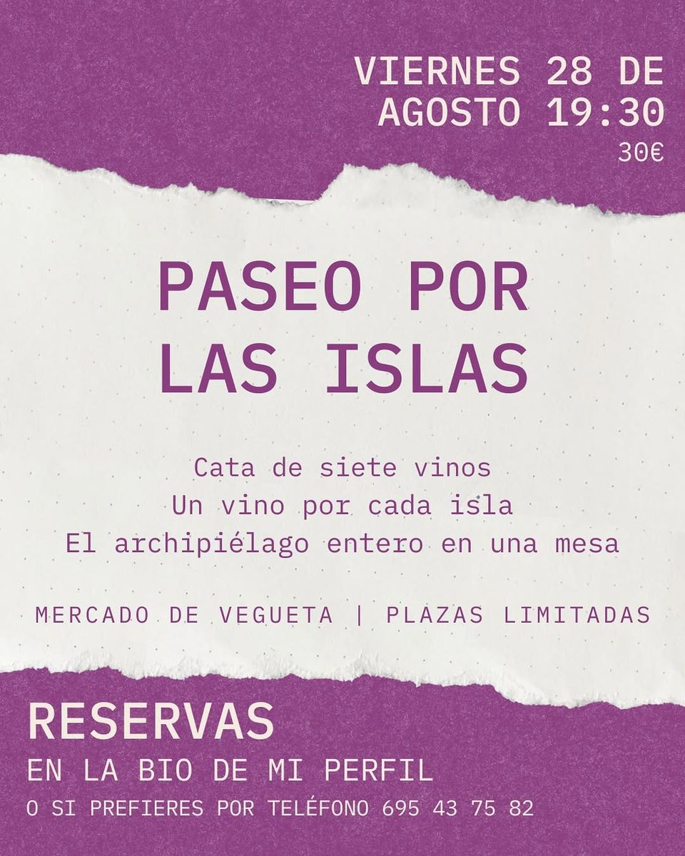 Cata de Vinos Canarios: Un Vino por Isla
