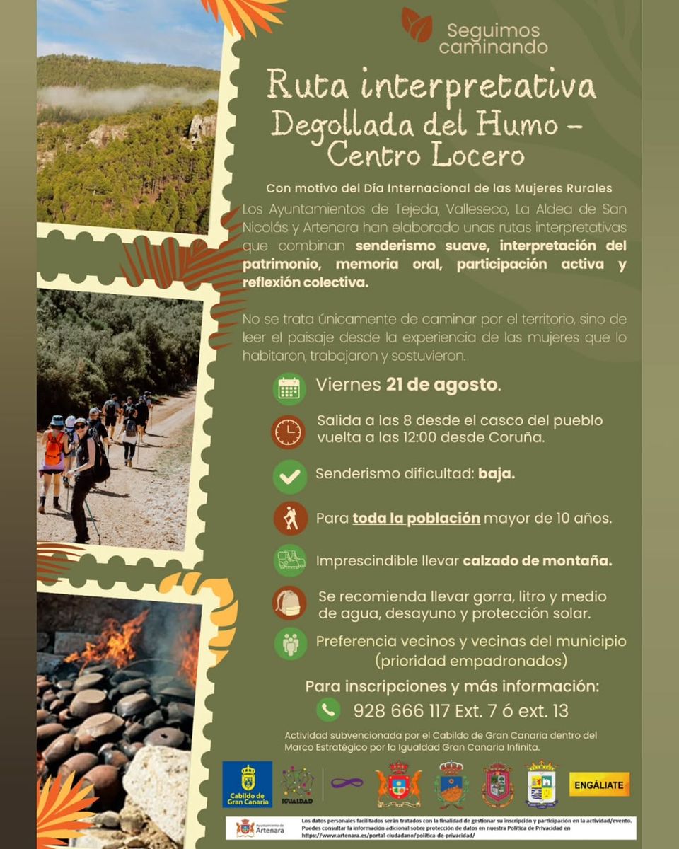 Ruta interpretativa: Degollada del Humo – Centro Locero