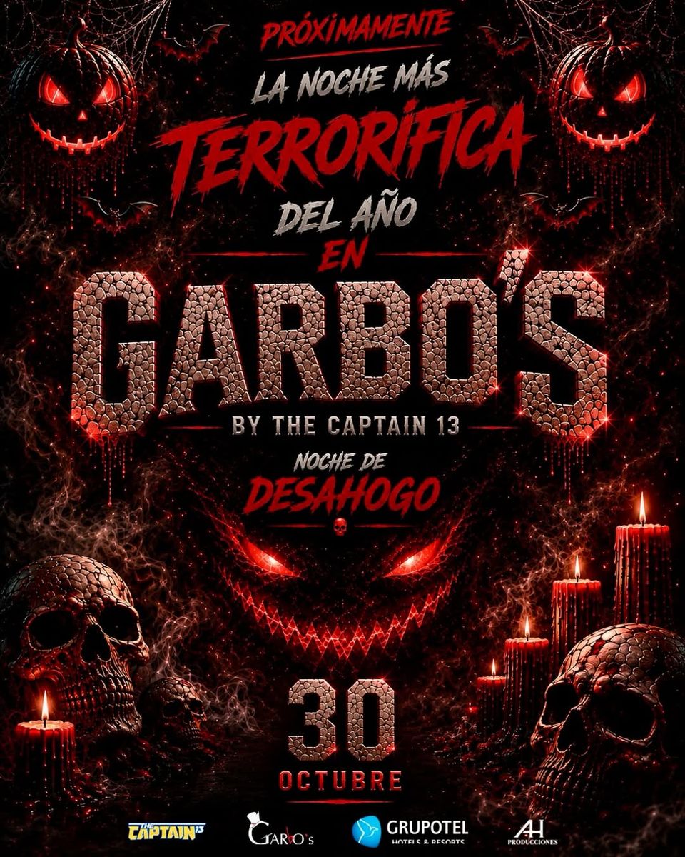 Noche de Desahogo · Halloween en Garbo’s