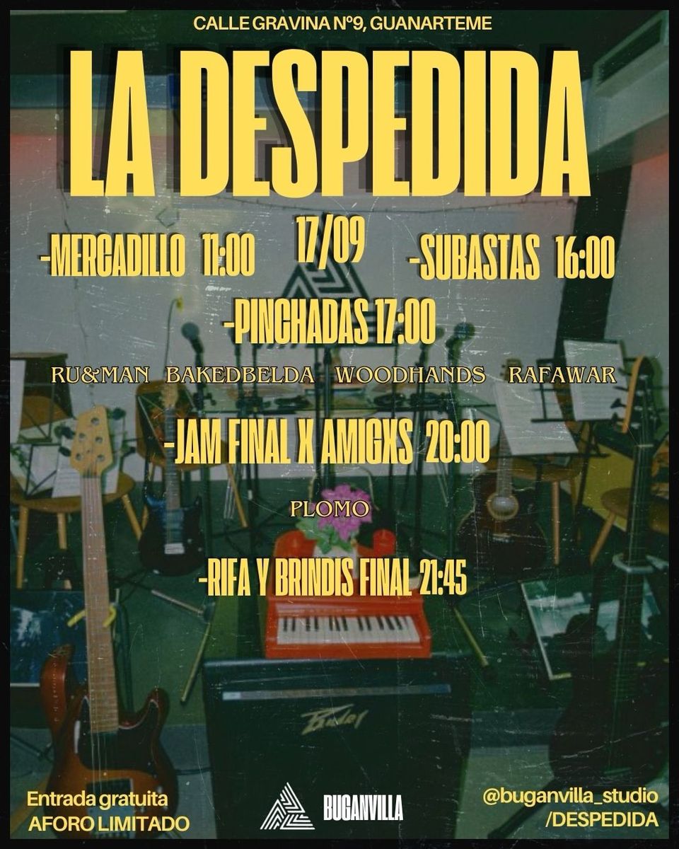 Farewell Market, Auction and Jam Session