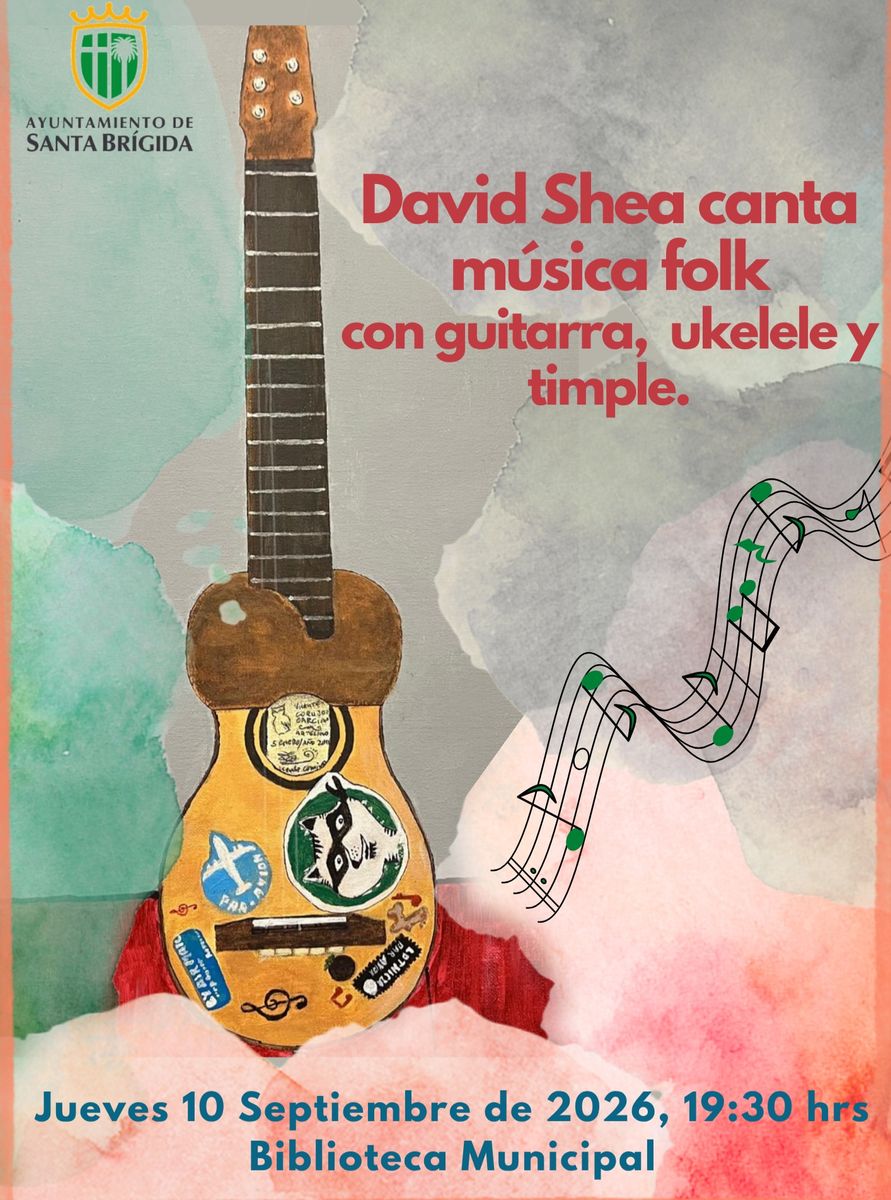 Recital de música folk de David Shaun Shea