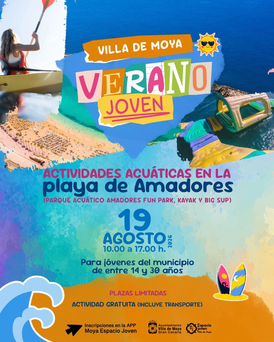 Excursión juvenil a la playa de Amadores y Fun Park