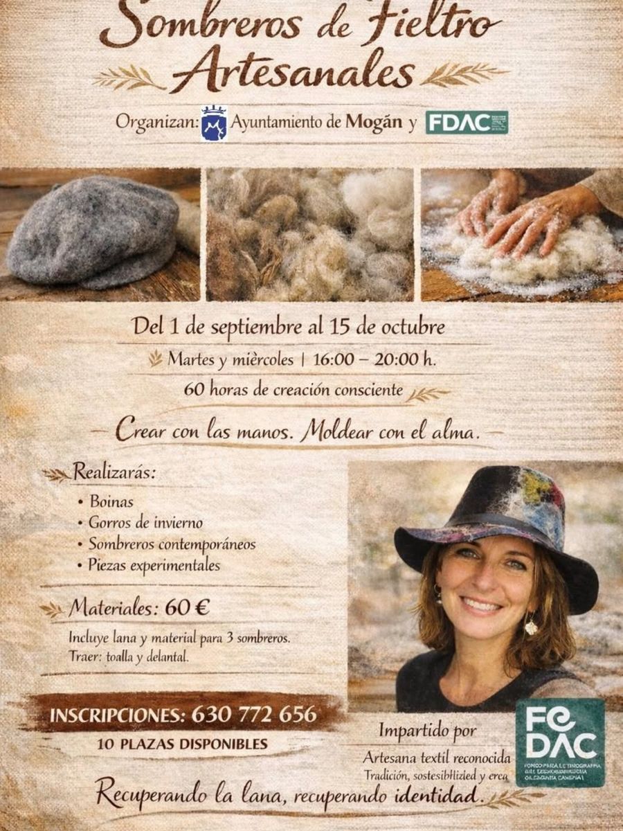 Artisanal Felt Hats Course