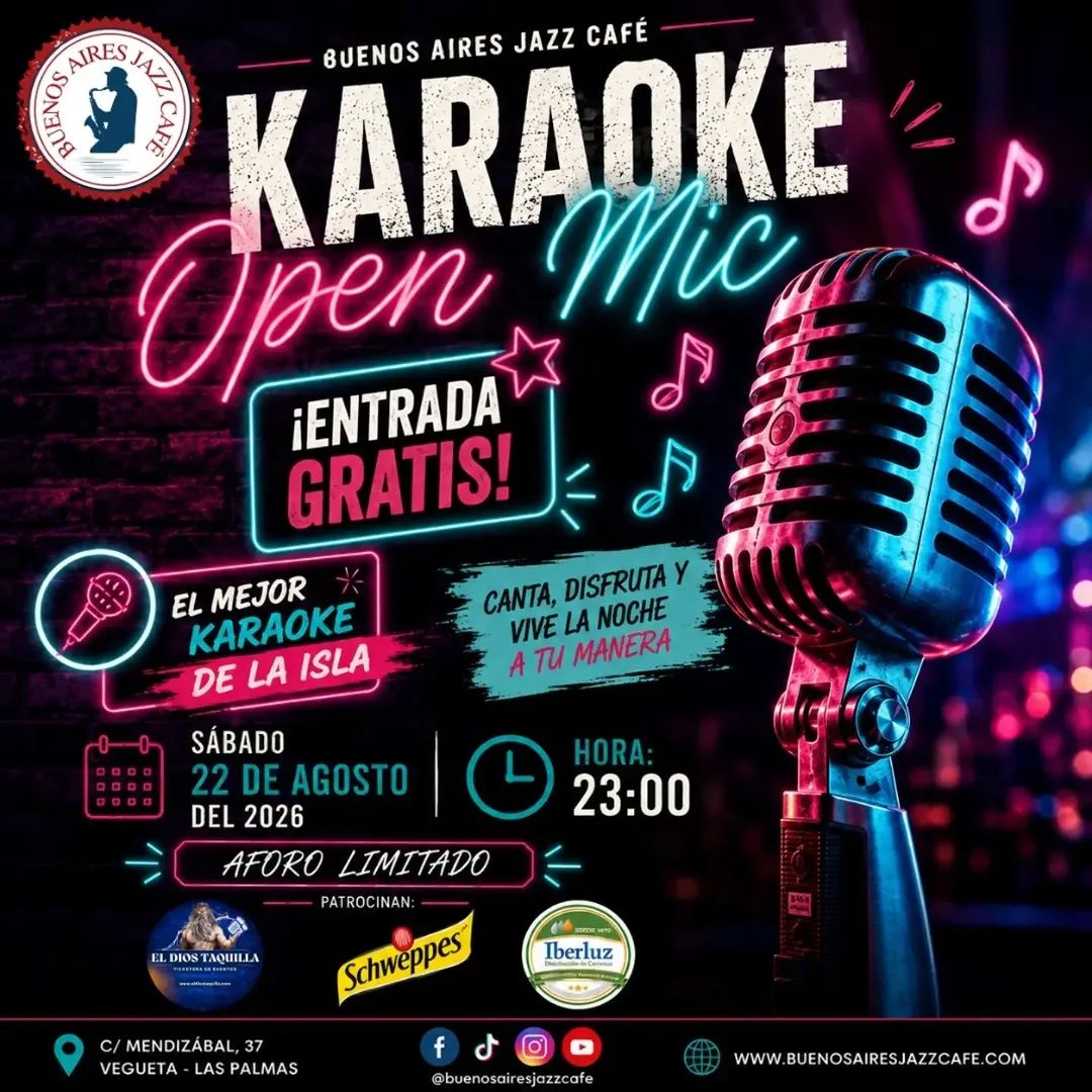 Karaoke Open Mic Night