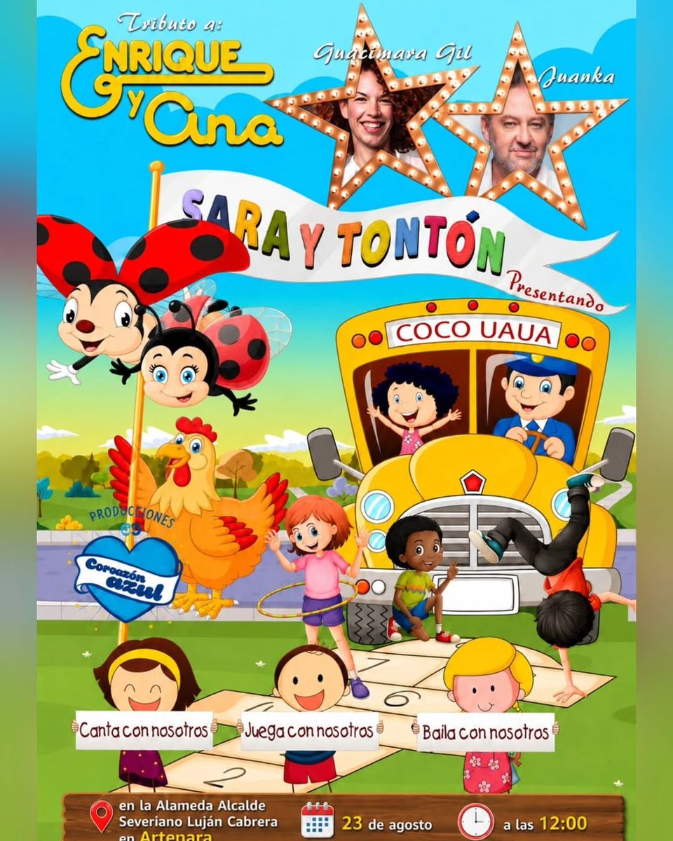 Family Show with Sara and Tontón – Fiestas de La Cuevita 2026