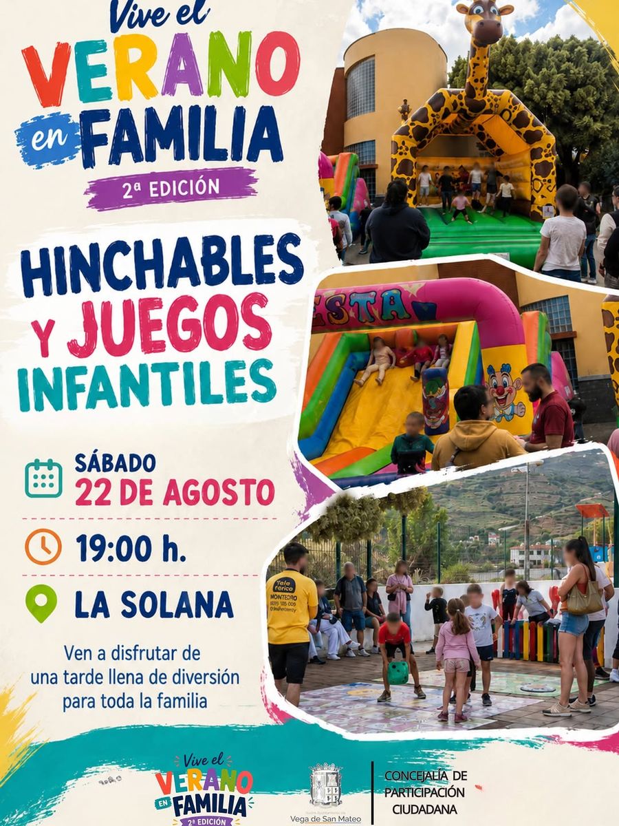 Vive el Verano en Familia: Hinchables y Juegos Infantiles