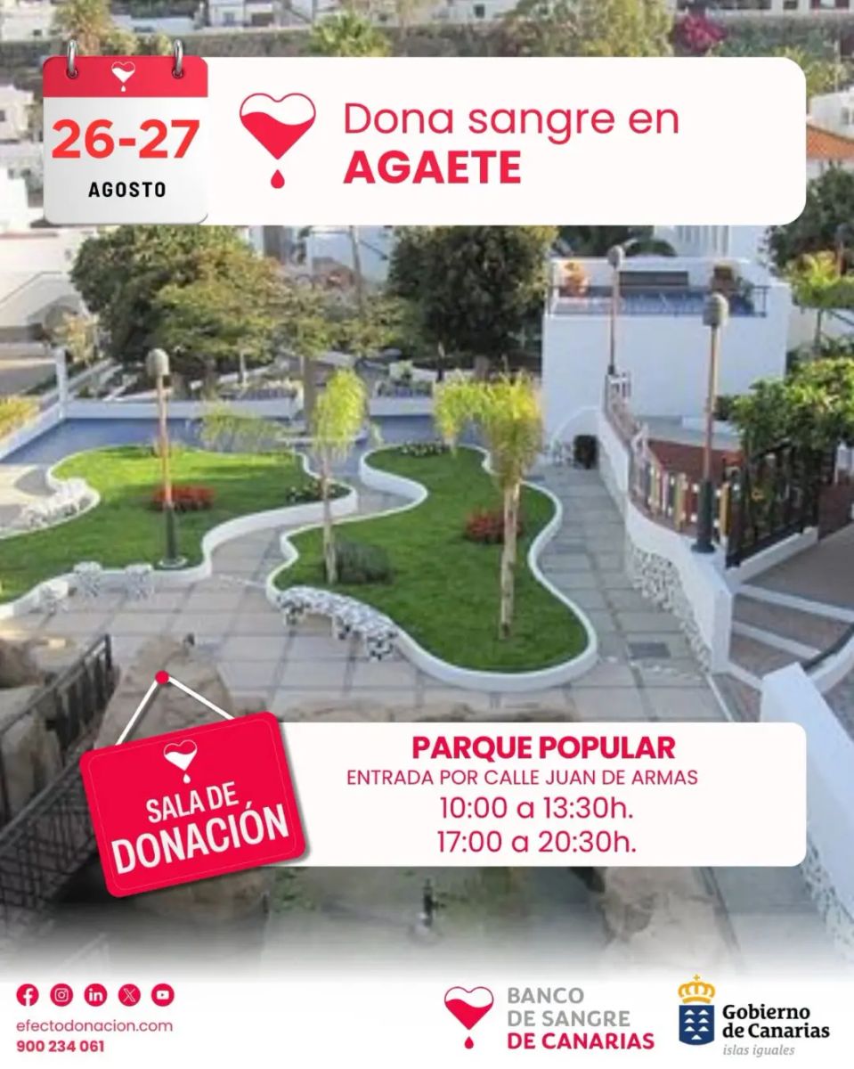 Donación de sangre en Agaete