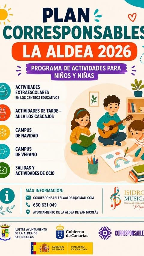 Actividades de Tarde y Club de Deberes - Plan Corresponsables