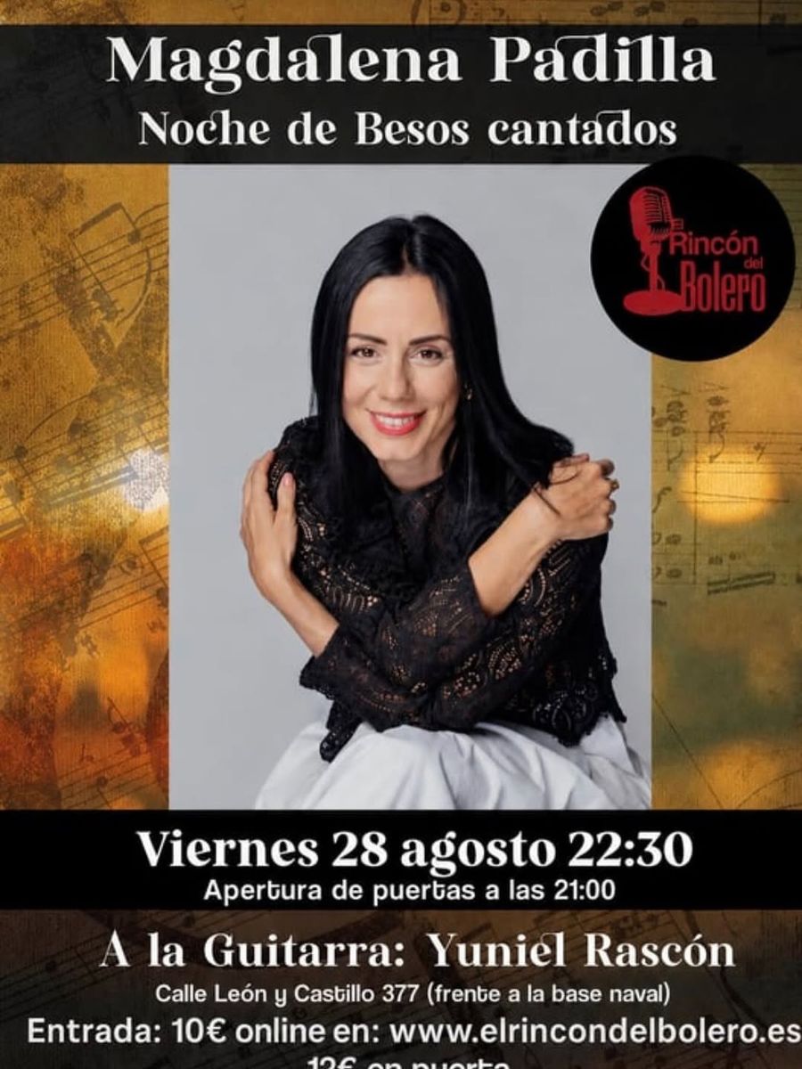 Boleros Night with Soprano Magdalena Padilla