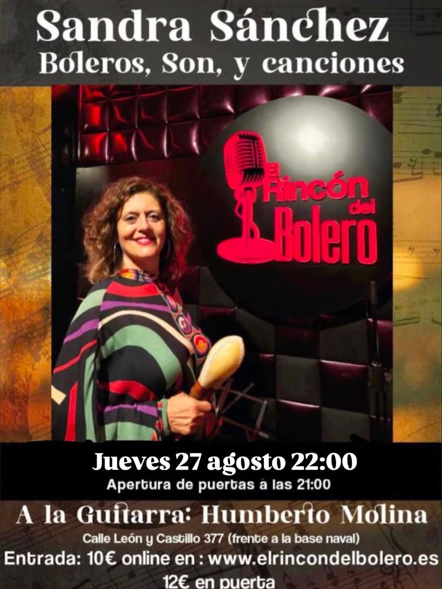 Boleros, Son and Feeling Weekend: Sandra MS & Humberto Molina