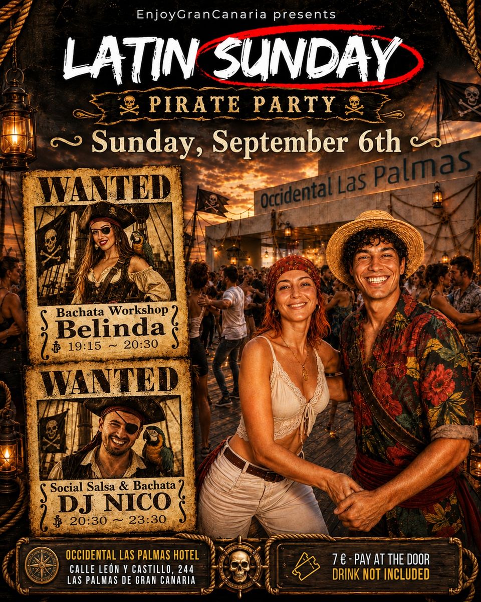 Latin Sunday Fiesta Pirata