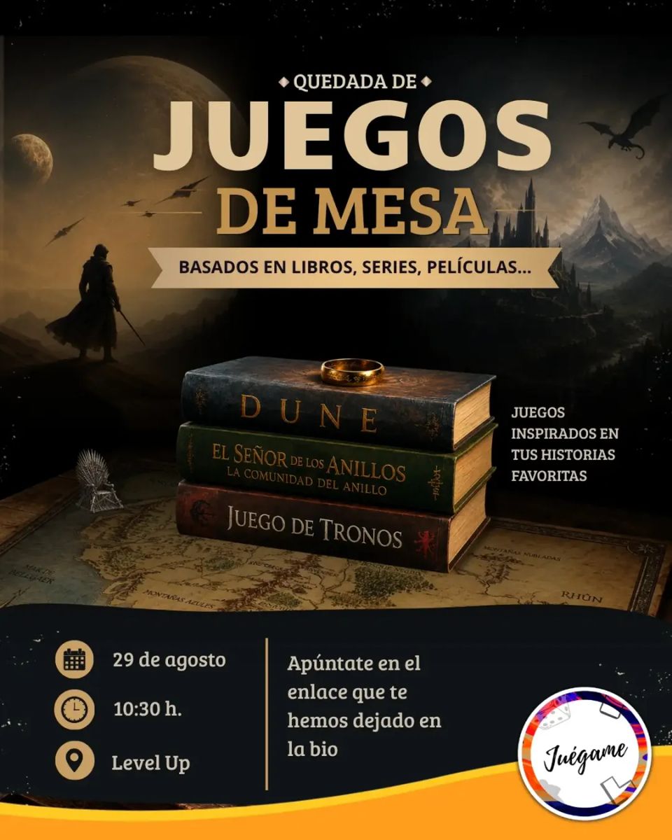 Quedada temática mensual de juegos de mesa