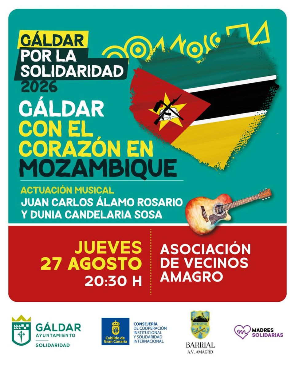 Solidarity Gala: Gáldar with the Heart in Mozambique