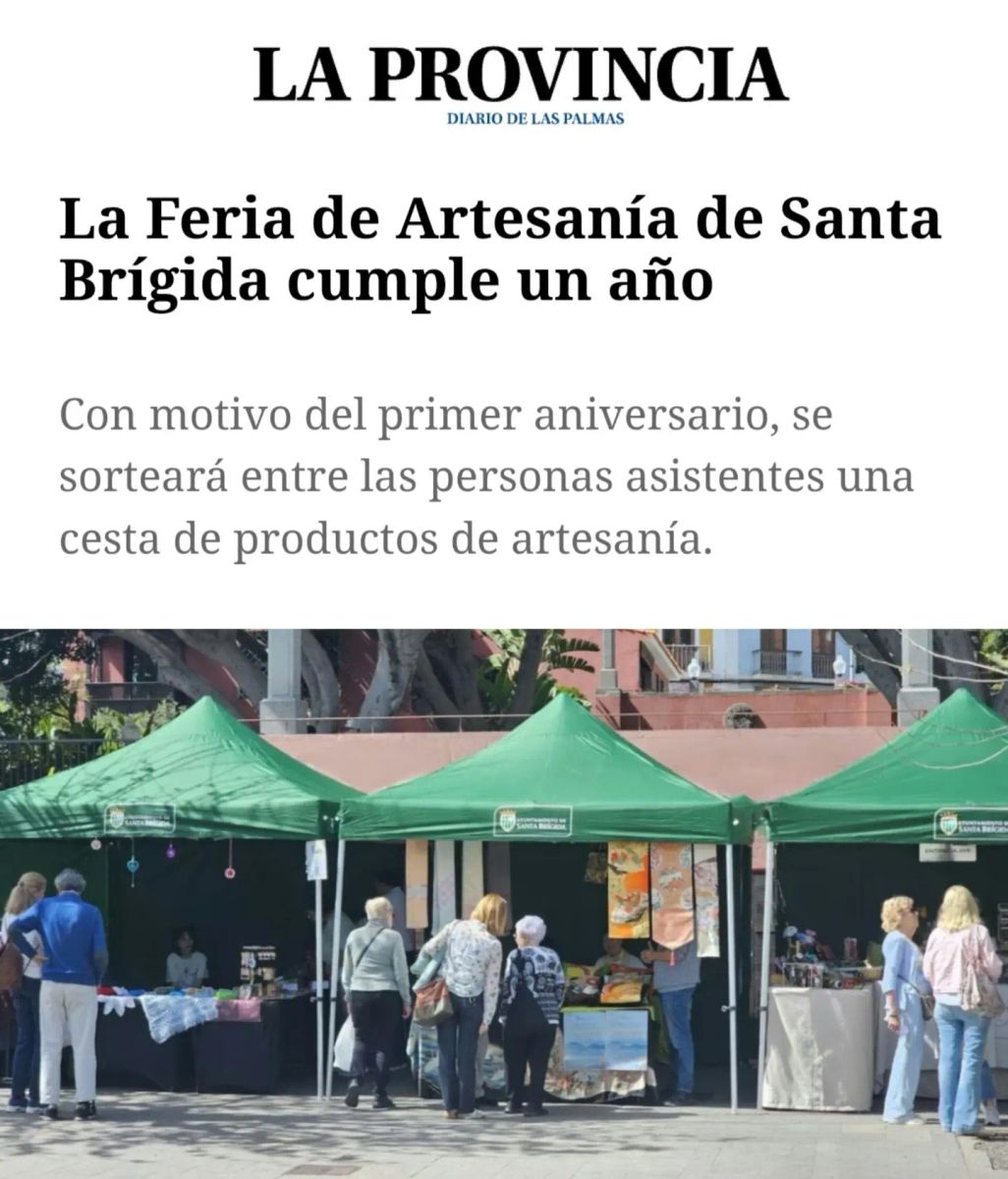 Feria de Artesanía de Santa Brígida - Edición Aniversario