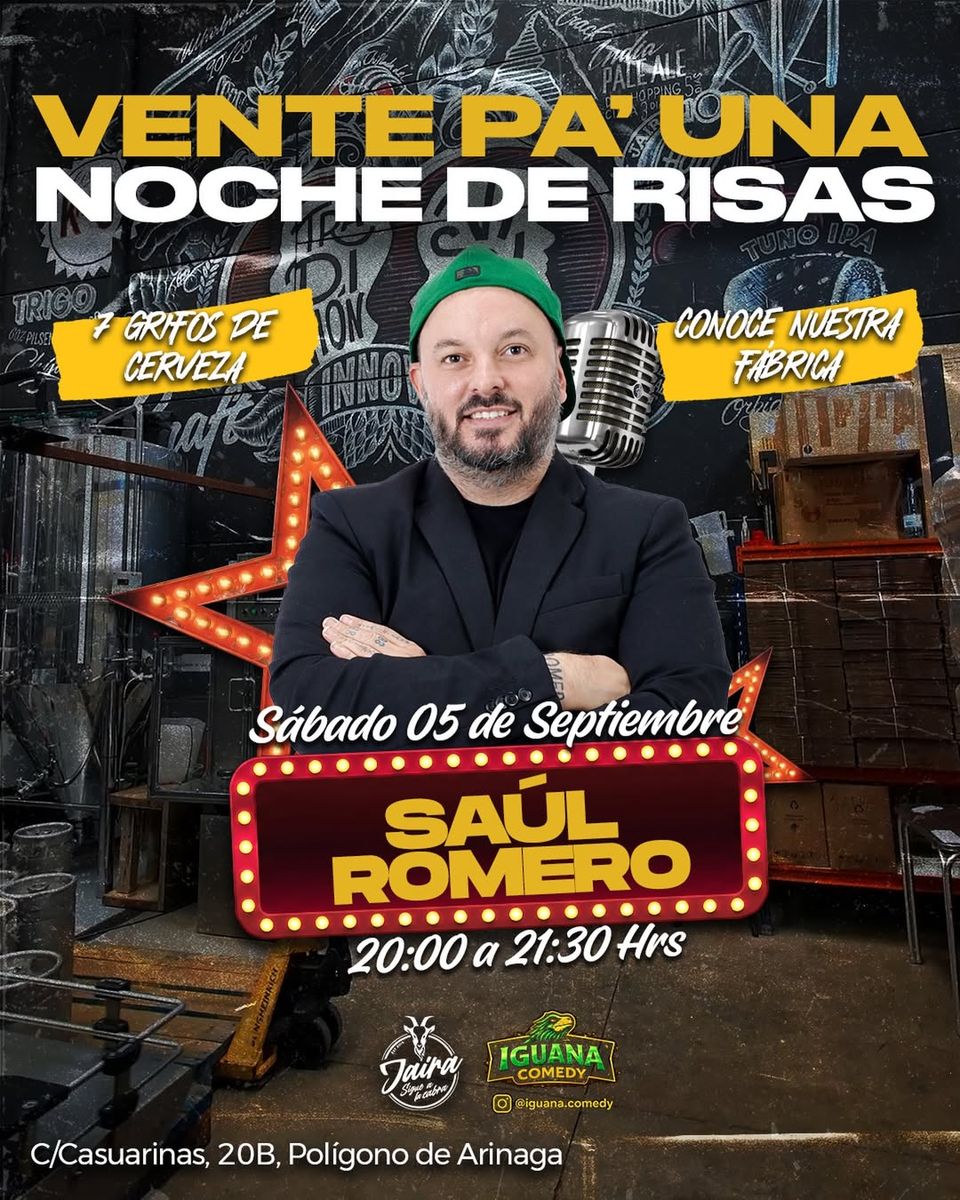 Saúl Romero Stand-Up en Jaira Brewing