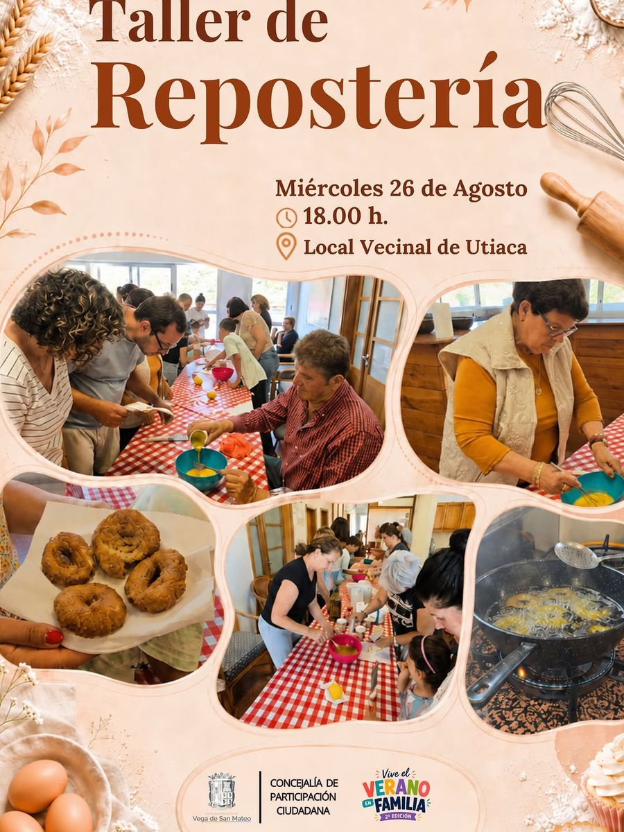 Vive el Verano en Familia en Utiaca: Taller de Repostería