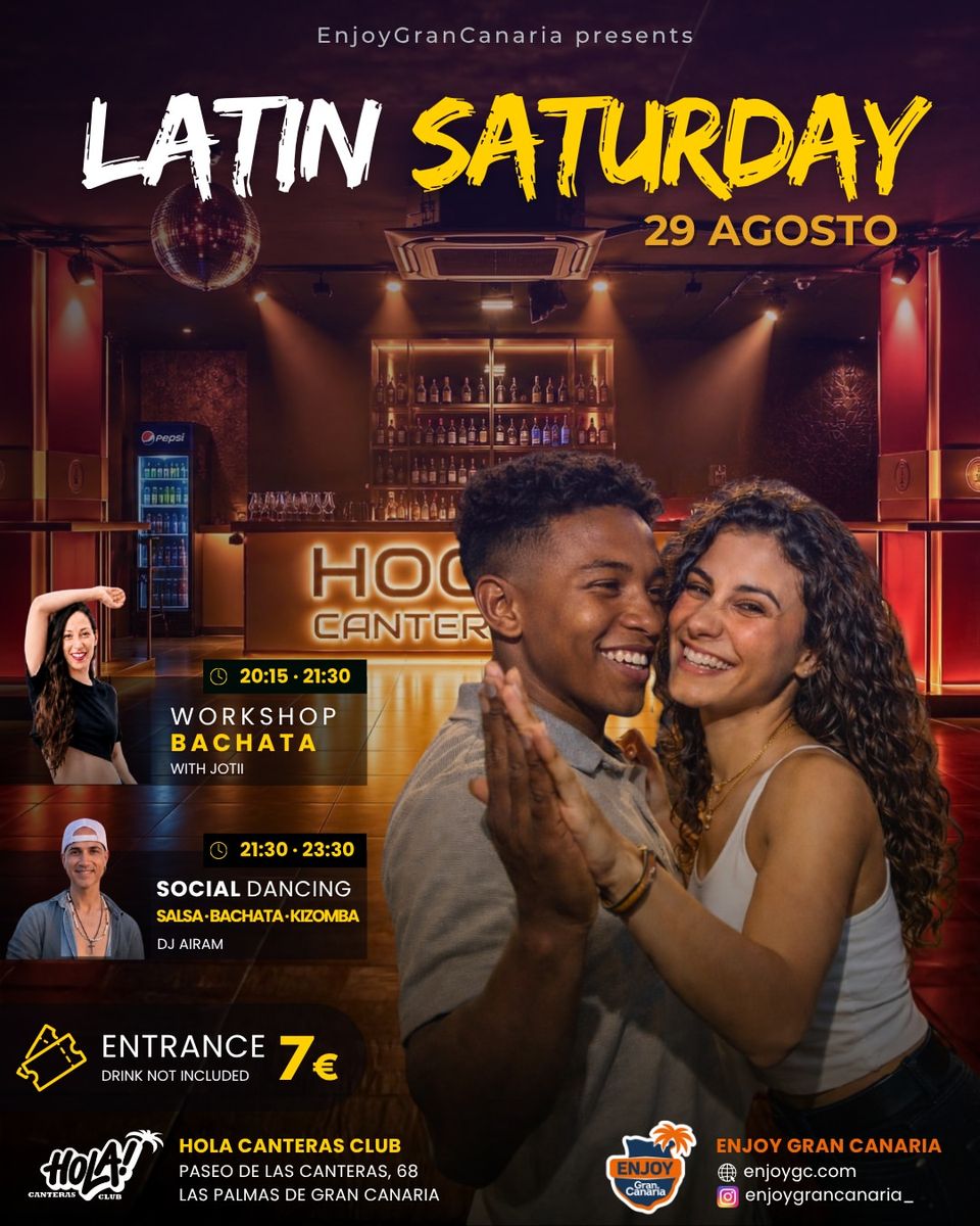 Latin Saturday: Bachata Workshop & Social