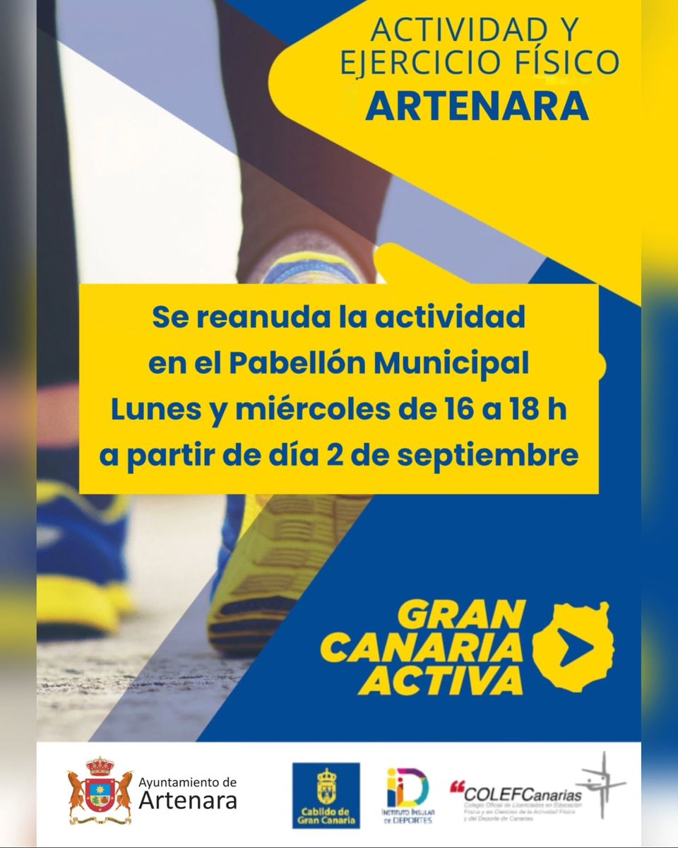 Adult Fitness Maintenance Sessions in Artenara
