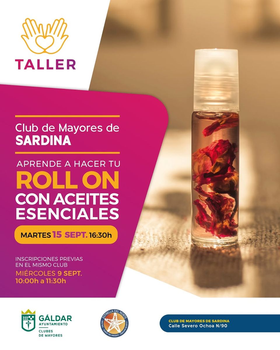 Essential Oils Roll-On Workshop for Seniors