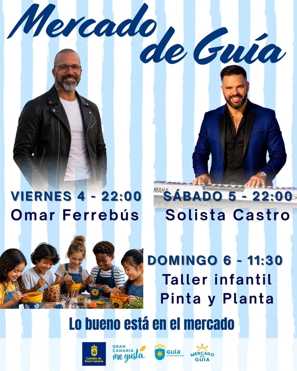 Solista Castro en directo en el Mercado de Guía