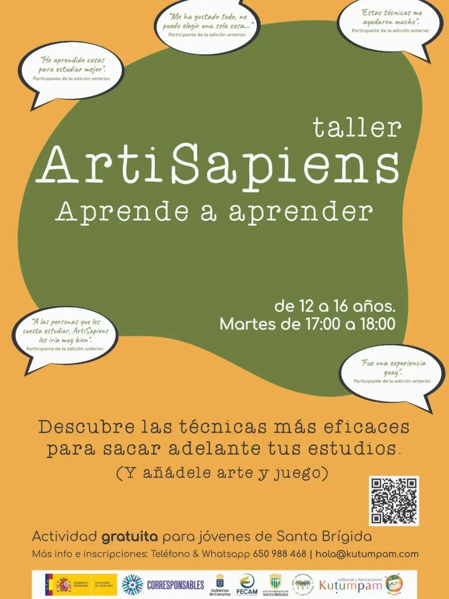 ArtiSapiens Study Skills Workshop (Oct–Dec)
