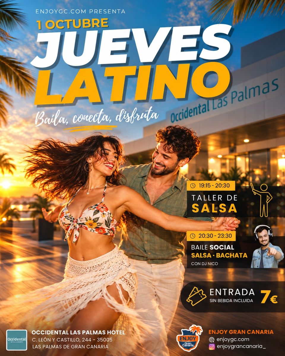 Latin Dance Party in Las Palmas