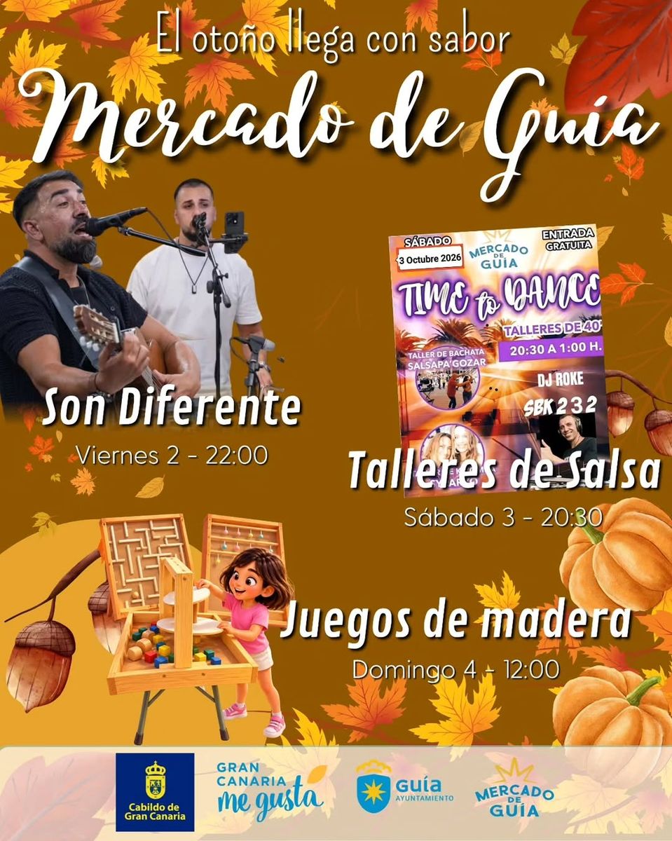Son Diferente en directo en el Mercado de Guía