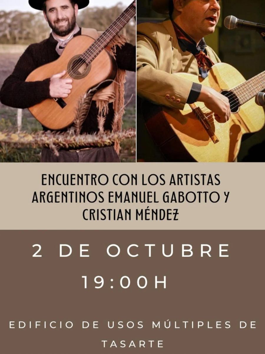 Encuentro con la Cultura Musical Argentina en Tasarte