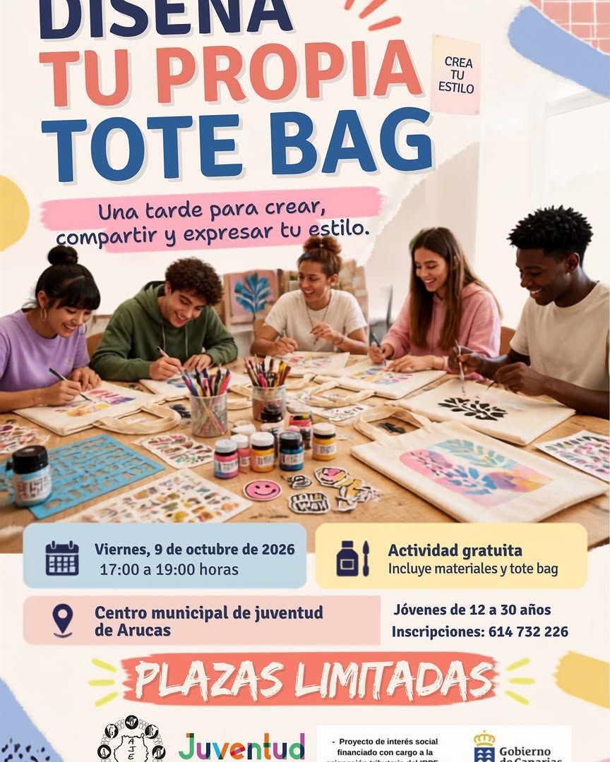 Taller Diseña Tu Propia Tote Bag
