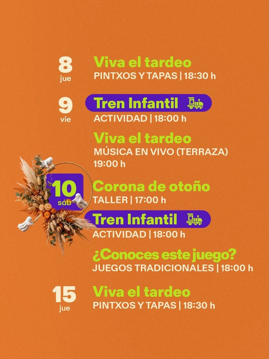 Viva el tardeo - Pintxos & Tapas (8 Oct)