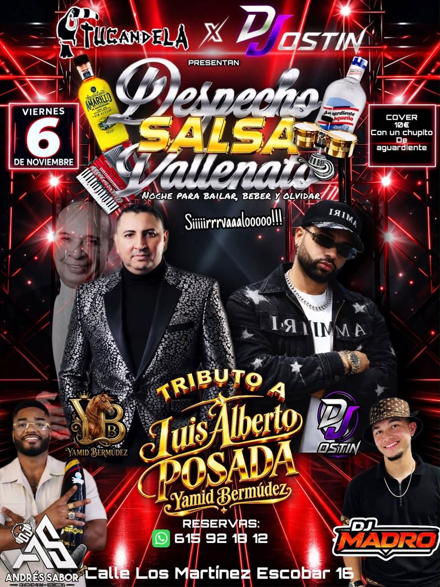 Despecho Salsa Vallenato - Tributo a Luis Alberto Posada