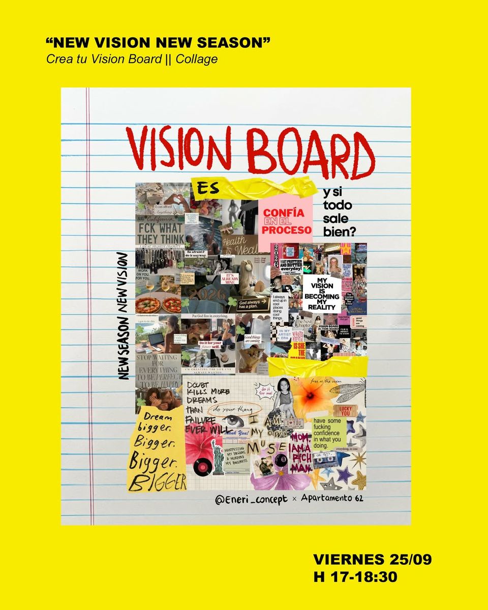 New Vision New Season: Crea tu Visión Board con Collage