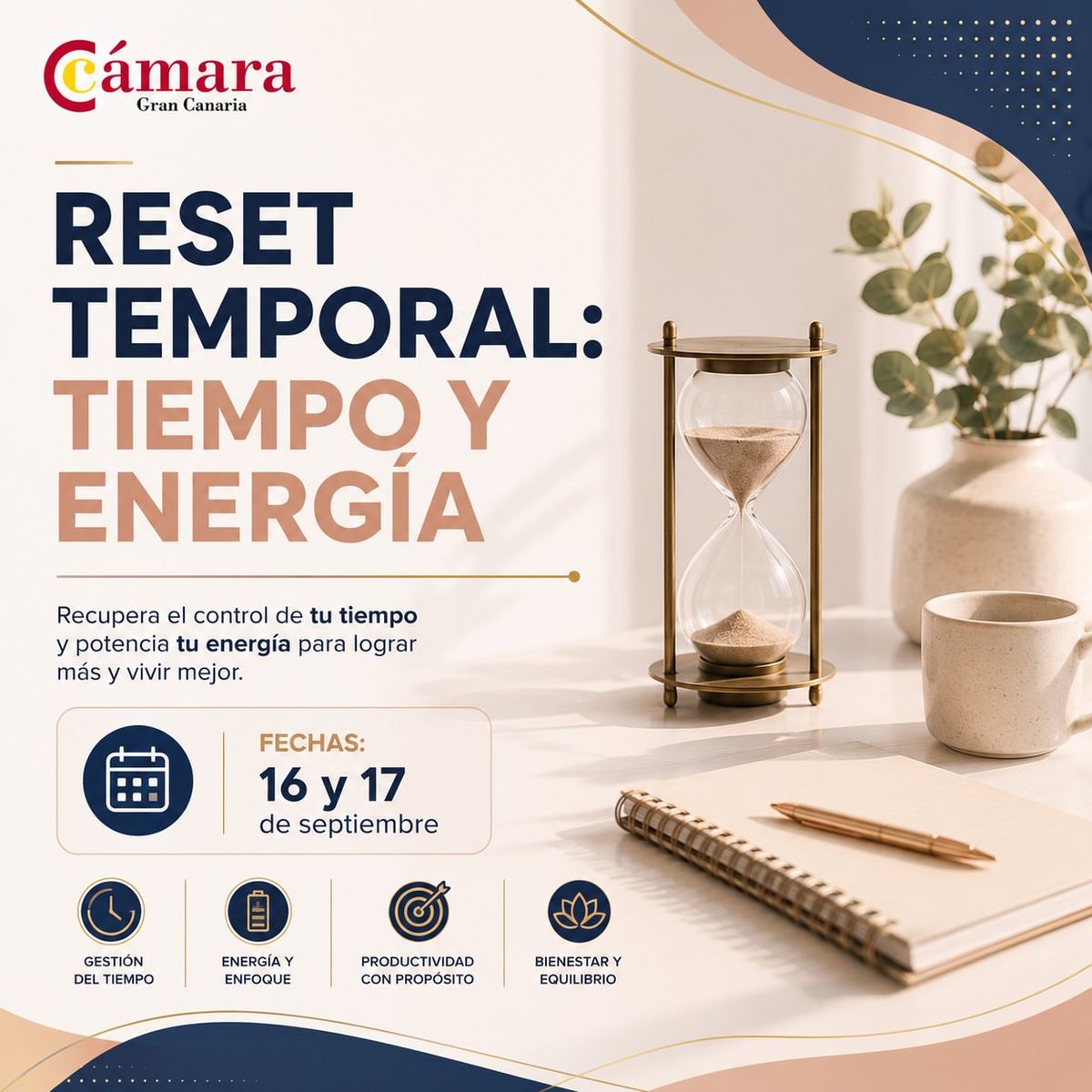 Reset temporal: gestión del tiempo y la energía