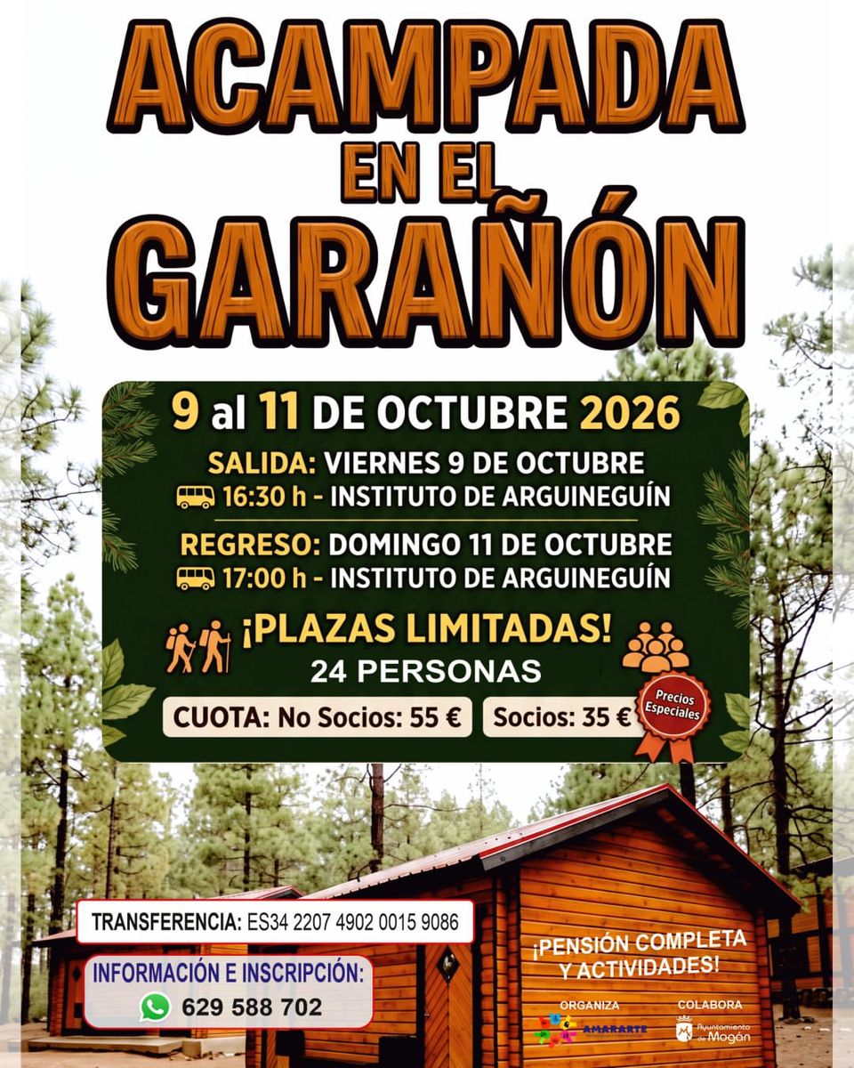 Acampada de fin de semana en El Garañón