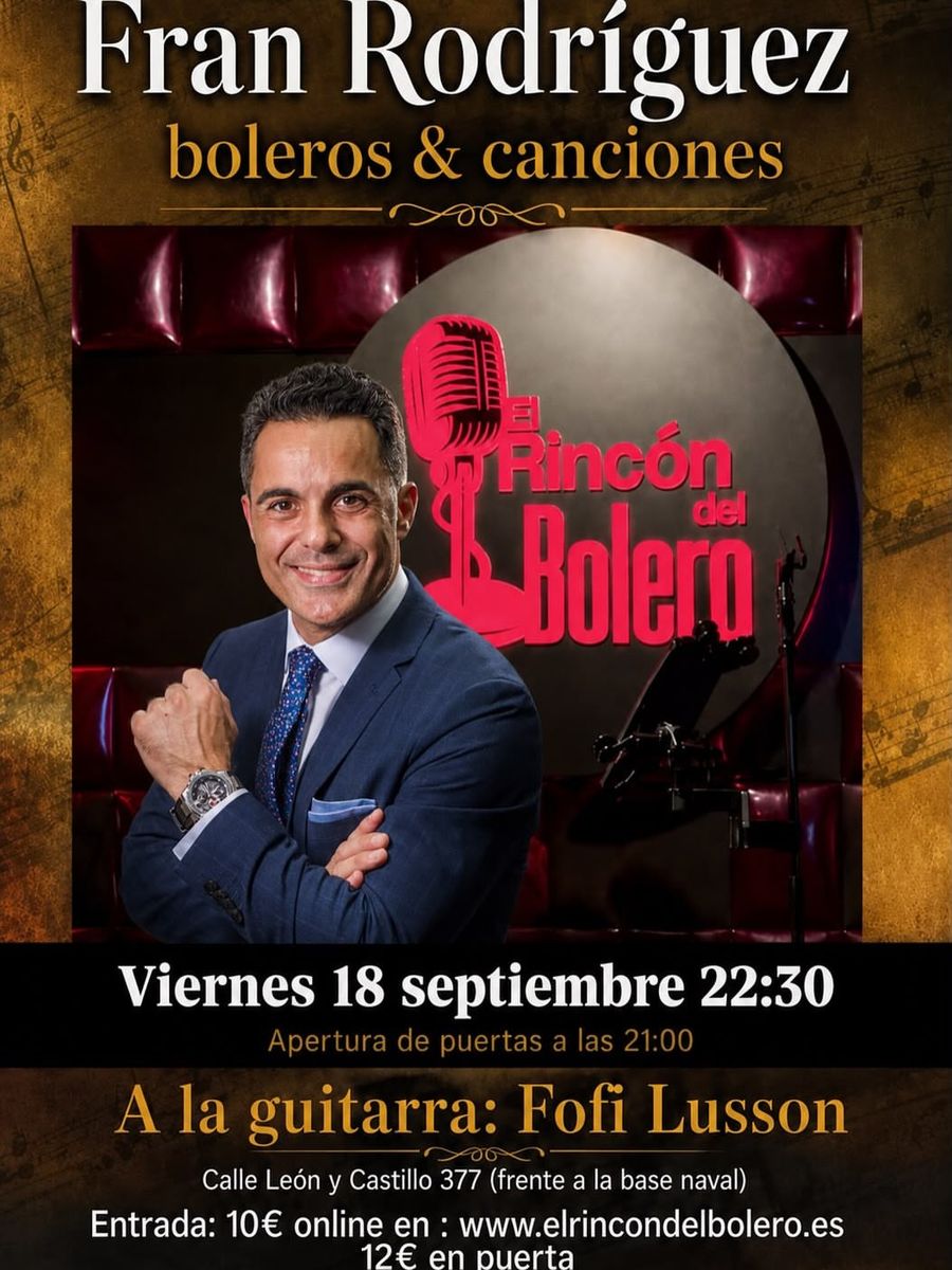 Fran Rodríguez & Fofi Lussón at El Rincón del Bolero