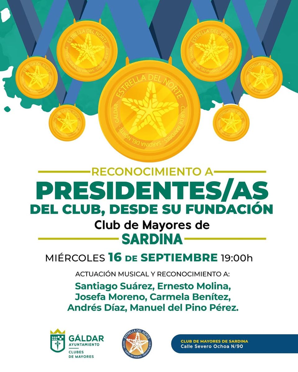 Recognition Ceremony for Former Presidents of Estrella del Norte Seniors Club