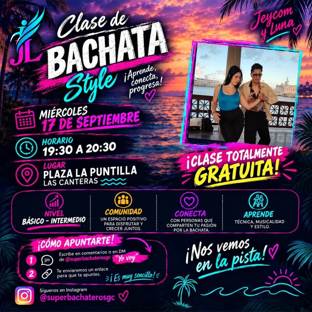 Clase de Bachata Style en La Puntilla