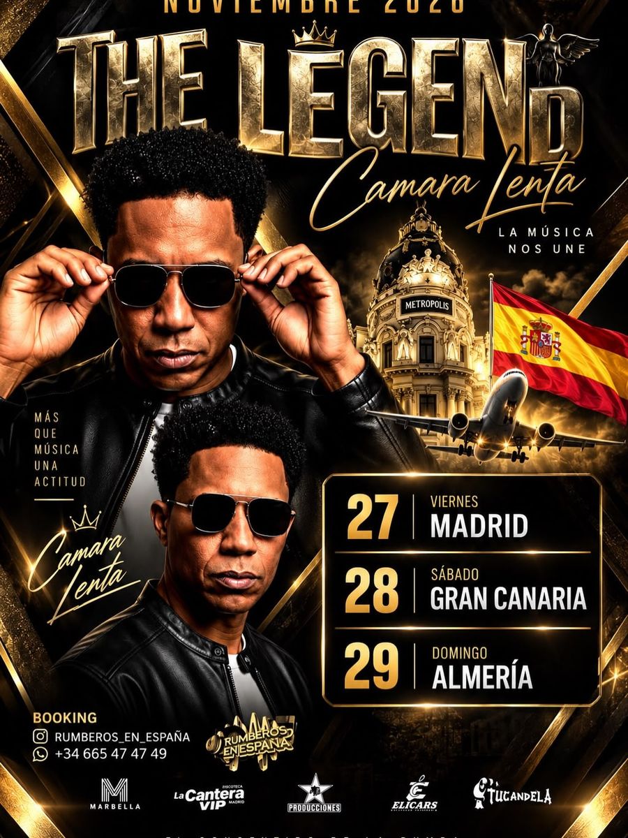 DJ Camara Lenta – The Legend Tour in Gran Canaria