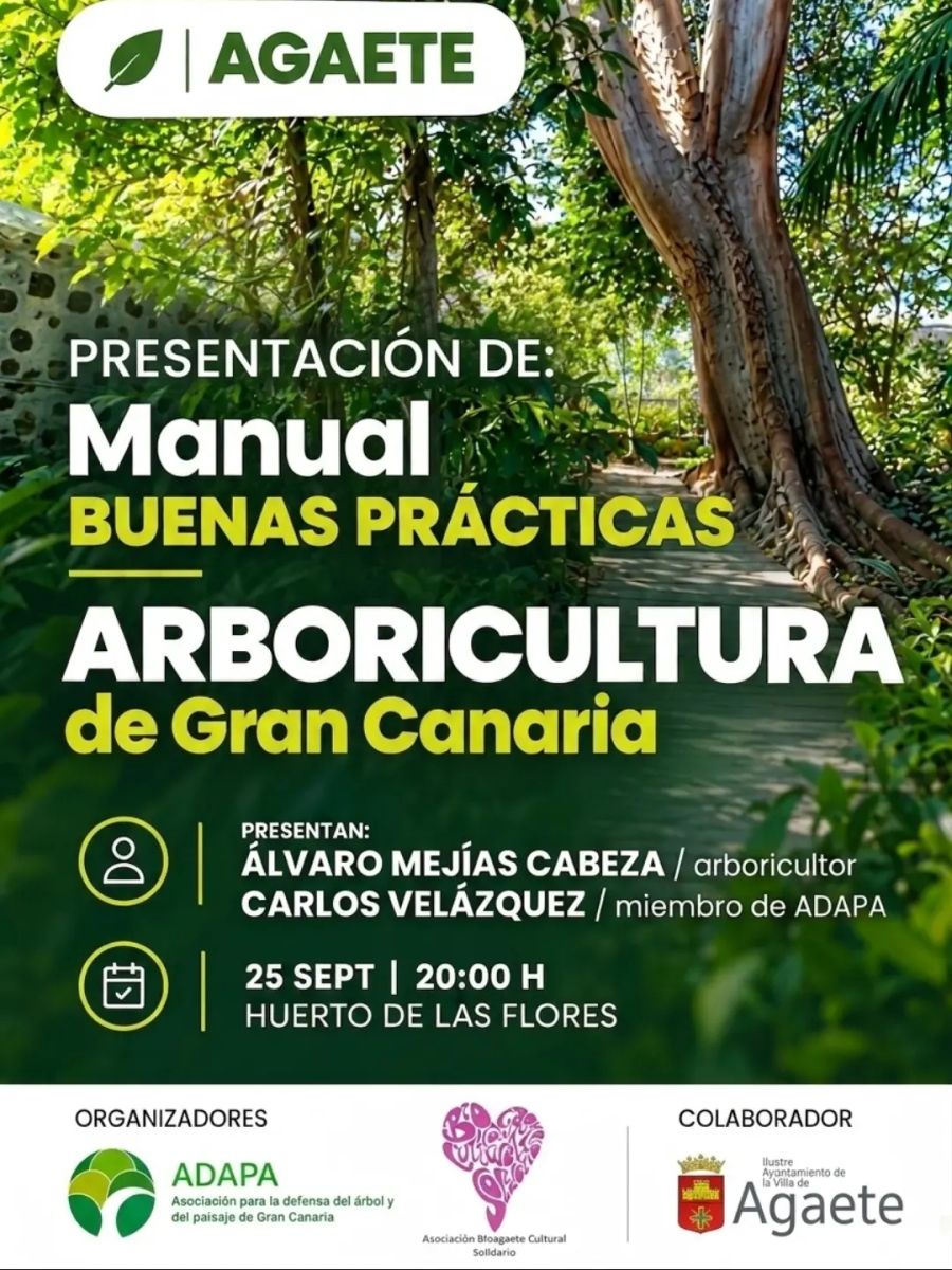 Presentation of the Arboriculture Best Practices Manual of Gran Canaria in Agaete