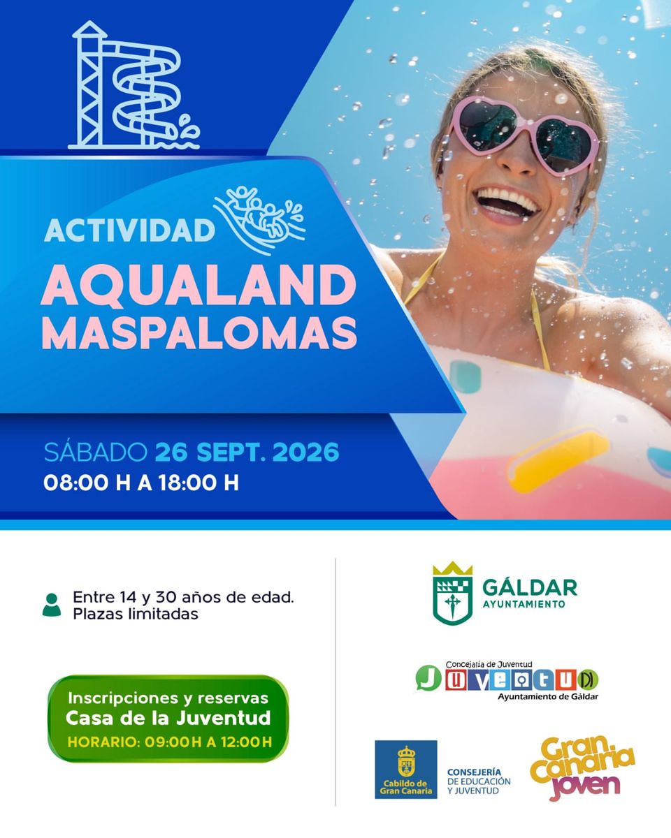 Excursión juvenil a Aqualand Maspalomas