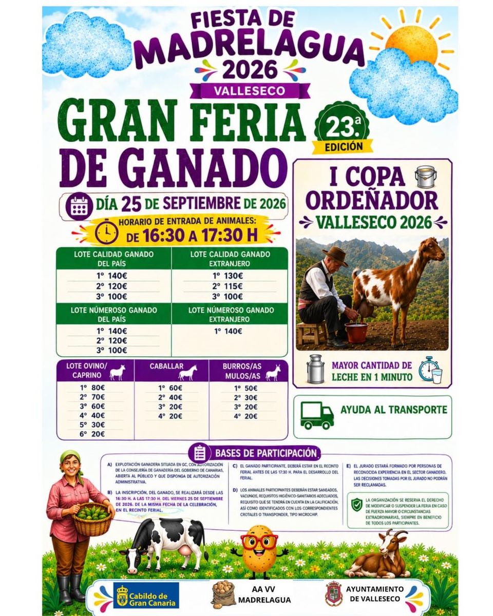 Gran Feria de Ganado de la Fiesta de Madrelagua 2026