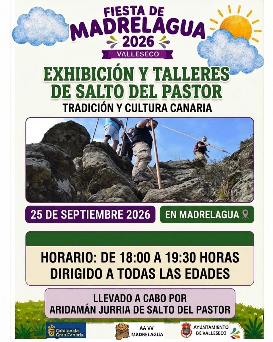 Salto del Pastor Canario en Madrelagua