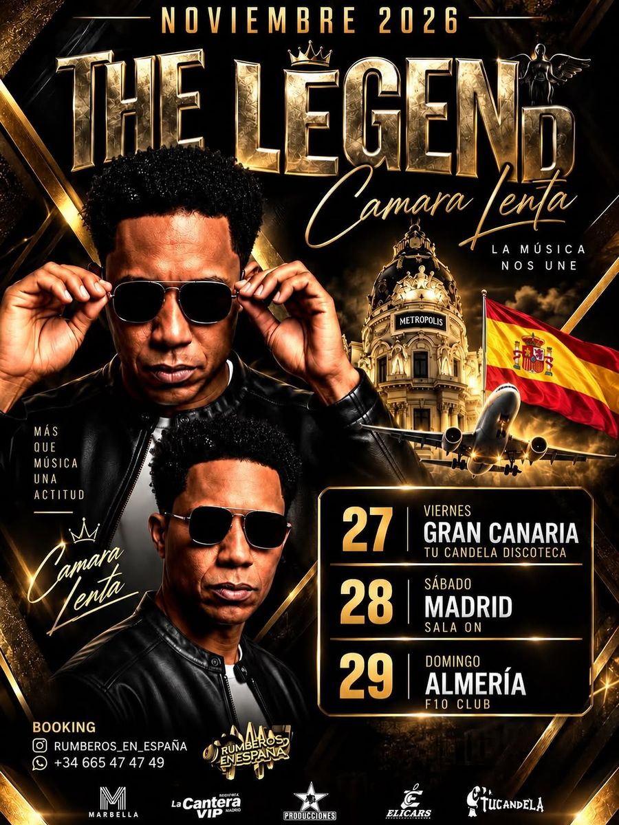 DJ Camara Lenta in Gran Canaria - The Legend Tour