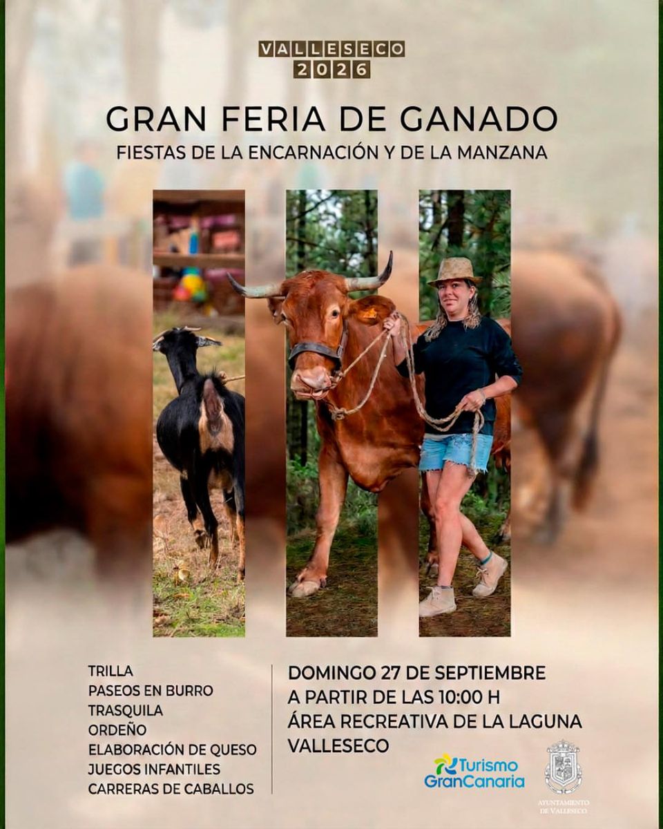 Gran Feria de Ganado 2026 en Valleseco